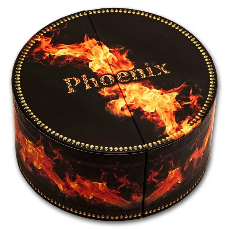 Samoa : pièce en argent Phoenix 2025 colorée et dorée 2 Once Pièces de collection