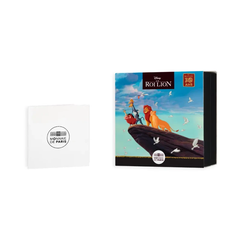 France Pièce d'or Le Roi Lion 2024 Belle Épreuve 1 once Pièces de collection