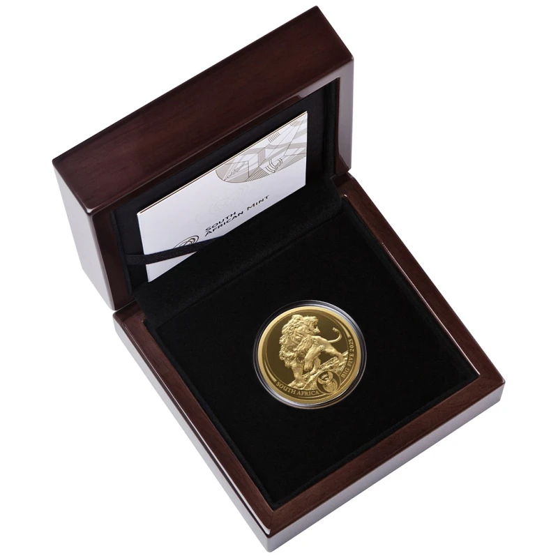 Afrique du Sud : pièce d'or Lion 2025 Belle Épreuve 1 oz Pièces de collection