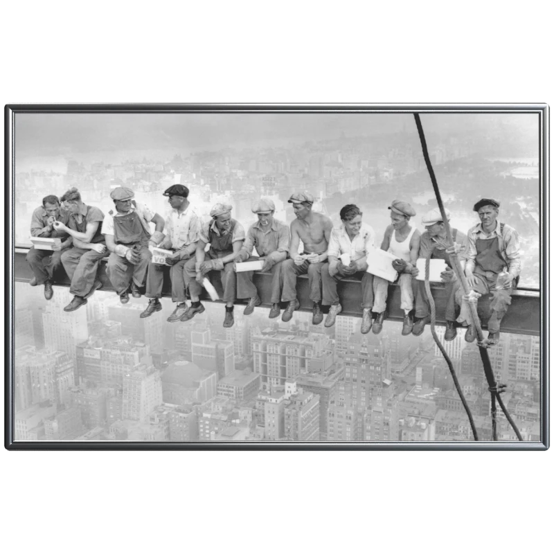 Niue : pièce en argent Déjeuner au sommet d'un gratte-ciel 2025 1 oz Pièces de collection