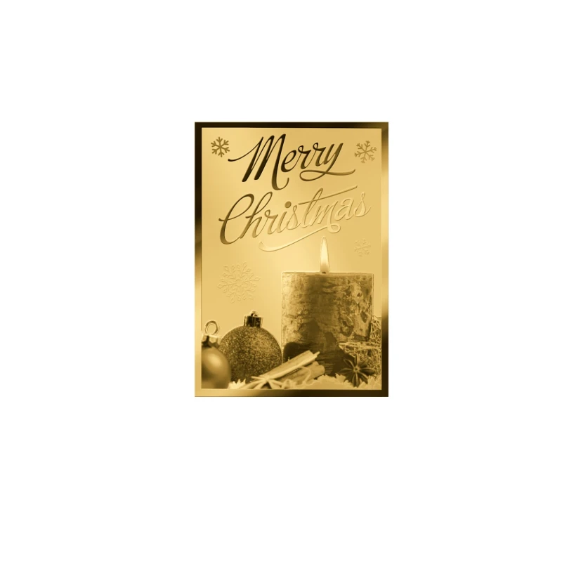 Tchad : pièce d'or Merry Christmas Candle 1/1000 oz Pièces de collection