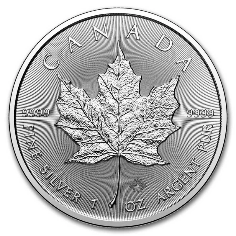 Canada : pièce d'argent Feuille d'érable 1 once Pièces d'investissement
