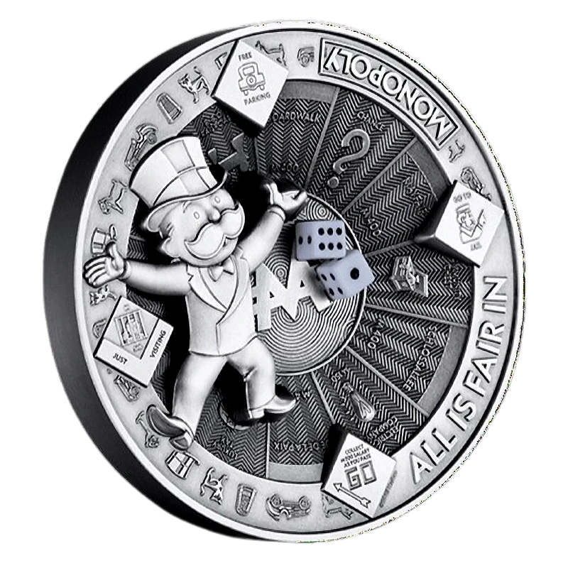 Samoa: silver coin Monopoly 2025 10 oz Collectible coins