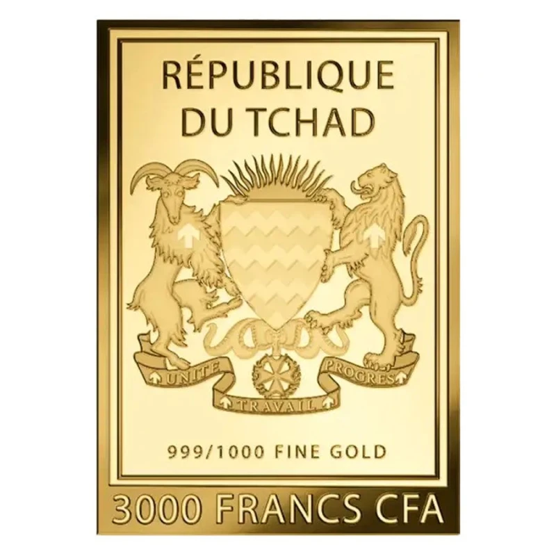 Tchad : pièce d'or Albrecht Dürer Autoportrait 1/1000 oz Pièces de collection