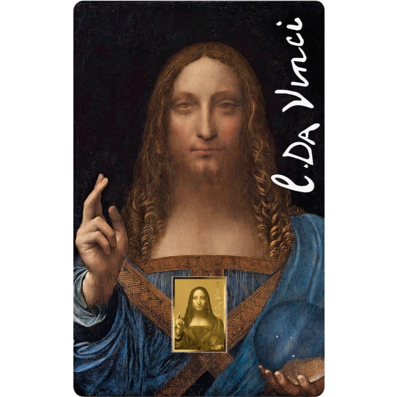 Tchad : pièce d'or Salvator Mundi 1/1000 oz Pièces de collection