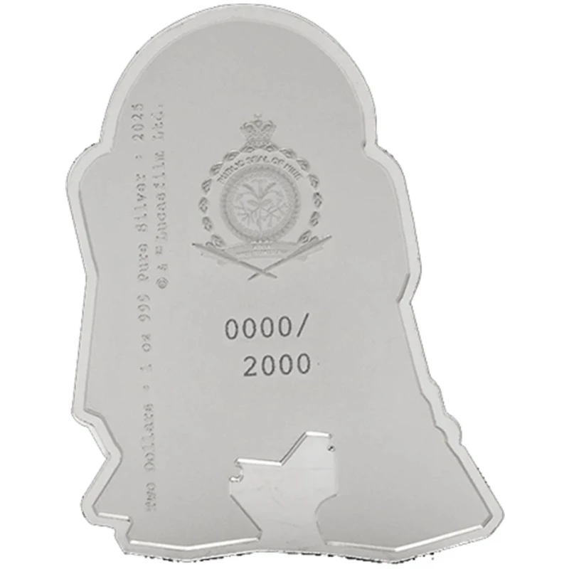 Niue : pièce en argent R2-D2 2025 Proof colorisée 1 oz Pièces de collection