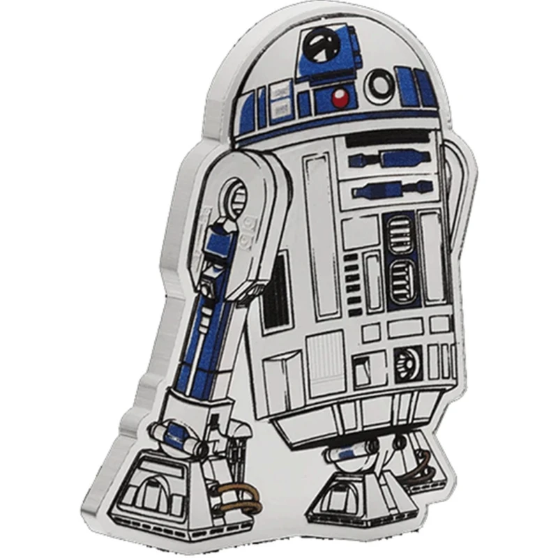 Niue : pièce en argent R2-D2 2025 Proof colorisée 1 oz Pièces de collection