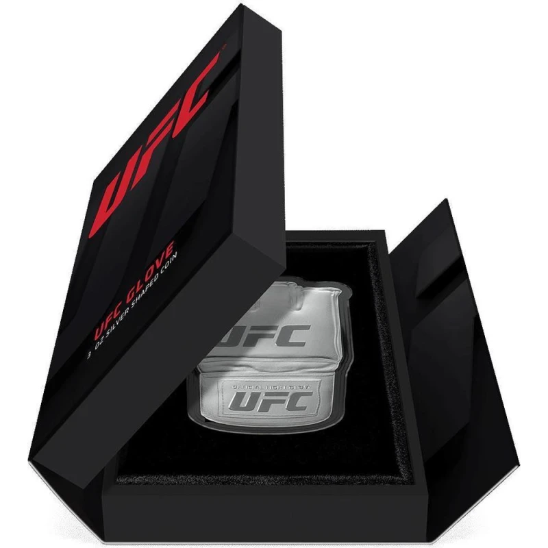 Niue : pièce en argent UFC Glove 2024 Belle Épreuve 3 once Pièces de collection