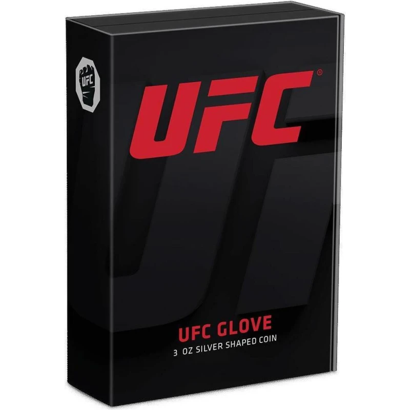 Niue : pièce en argent UFC Glove 2024 Belle Épreuve 3 once Pièces de collection