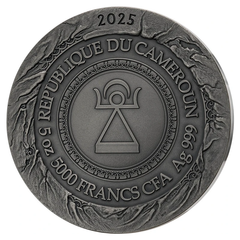Cameroun : pièce en argent Hannibal 2025 5 oz Pièces de collection