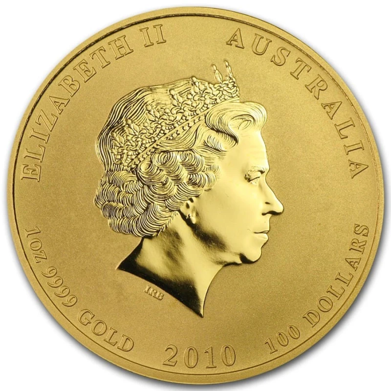 Australie Pièce d'or Année du tigre 2010 1 once Pièces de collection