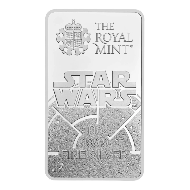 Royaume-Uni Barre d'argent Star Wars Dark Side 10 once Pièces de collection