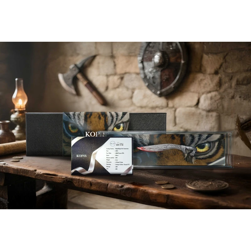 Cameroon: silver coin Kopis 2025 2 oz Collectible coins