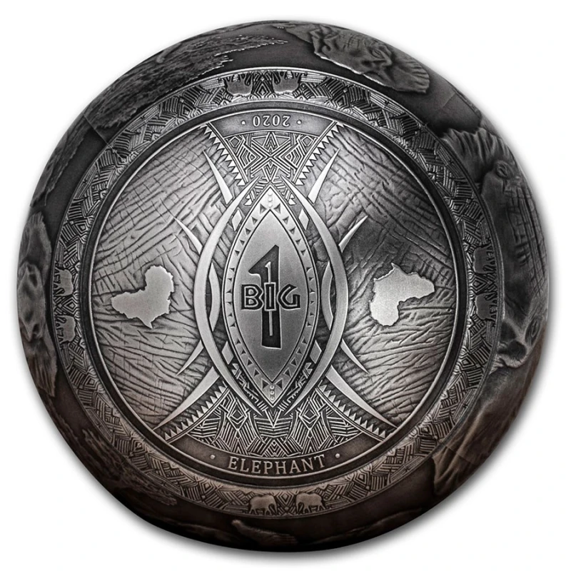 Djibouti : pièce en argent Elefant 2020 1000 g  Pièces de collection