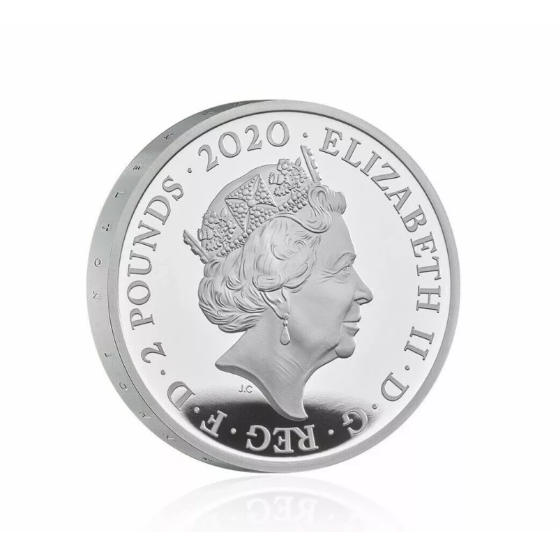 UK: silver coin Elton John 2020 Proof colored 1 oz Collectible coins