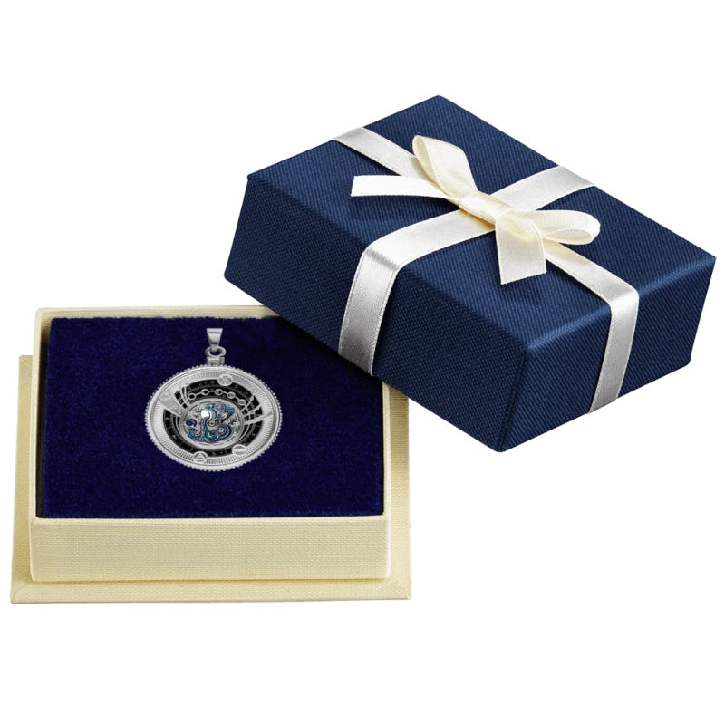 Cameroun : pièce en argent Aquarius 2025 Belle Épreuve colorée 10 g  Pièces de collection