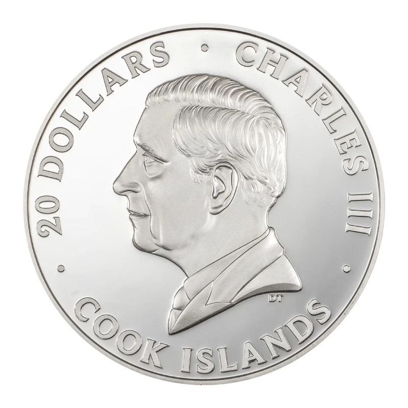 Iles Cook : pièce en argent Bald Eagle 2024 Belle Épreuve 3 once Pièces de collection