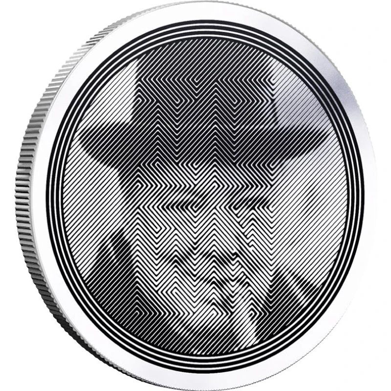 Pièce en argent de Niue Icône Winston Churchill 2025 1 once Pièces de collection