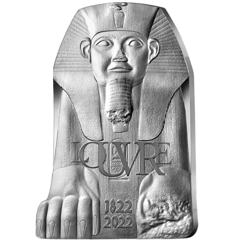 France Pièce d'argent Louvre 2022 Belle Épreuve 22,2 g Pièces de collection