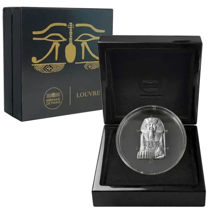 France Pièce d'argent Louvre 2022 Belle Épreuve 22,2 g Pièces de collection