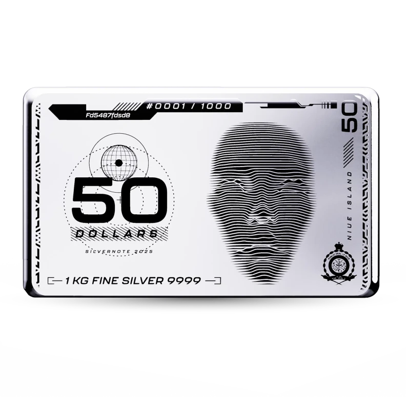 Niue Argent Monnaie Barre 2025 1 Kilo Pièces de collection