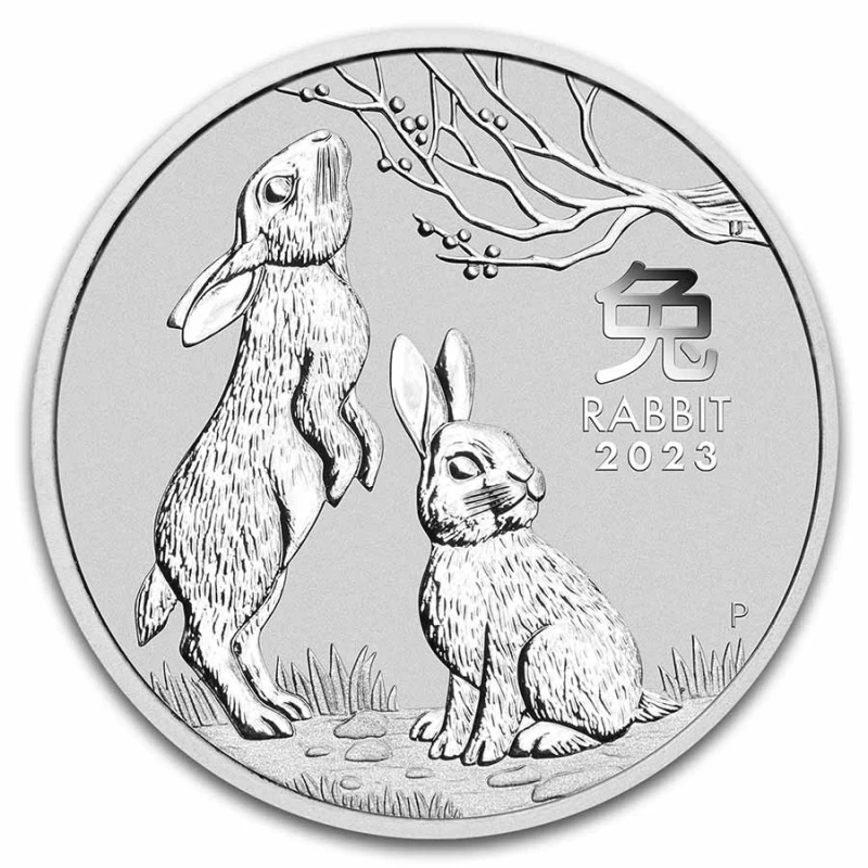 Australia Silver Coin Lunar III Rabbit 2023 1000 g Investment coins
