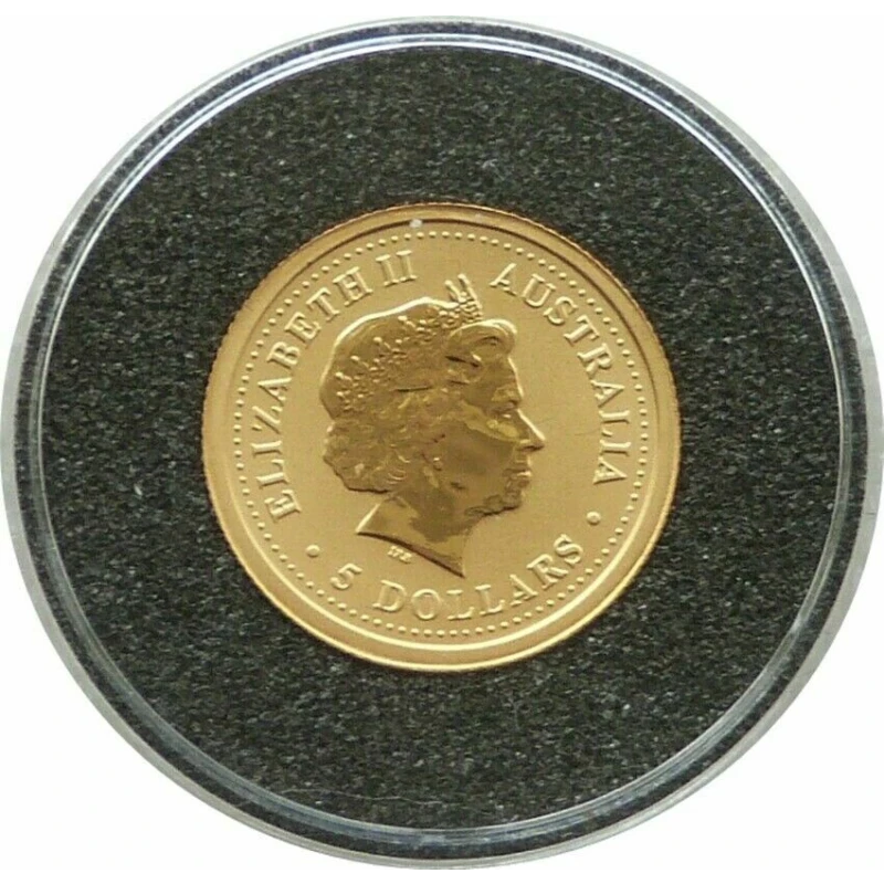 Pièce d'or australienne Kangourou 2003 1/20 once Pièces d'investissement