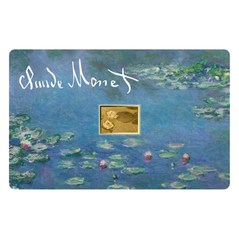 Tchad Pièce d'or Claude Monet Nymphéas 1/1000 once Pièces de collection