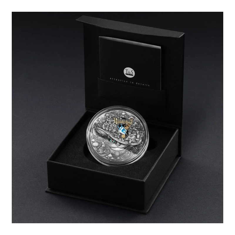 Niue Pièce en argent Wonderland 2026 2 once Pièces de collection