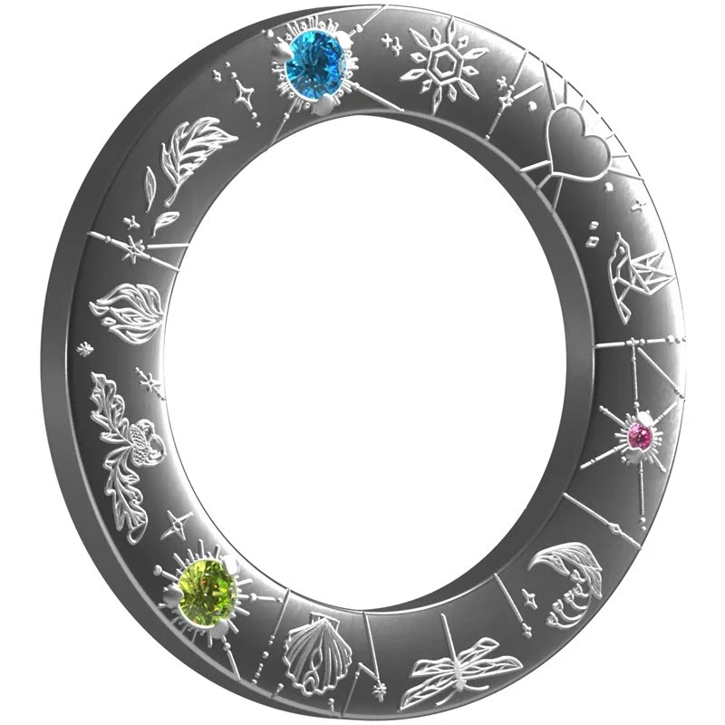 Liberia Pièce de monnaie en argent Pendentif Cercle de la chance 2026 5,7 g Pièces de collection