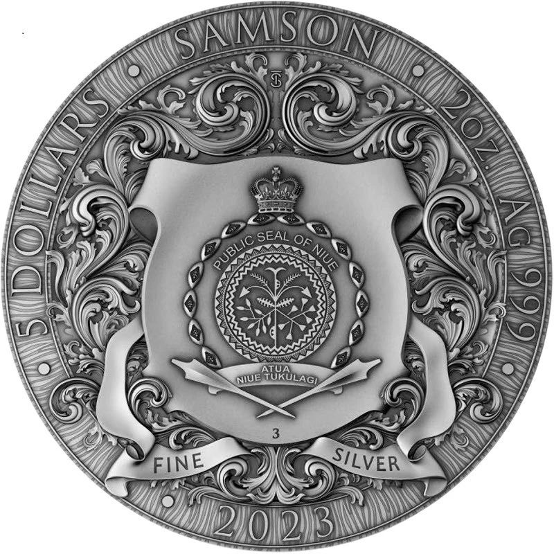 Niue Silver Coin Samson 2023 2 oz Collectible coins