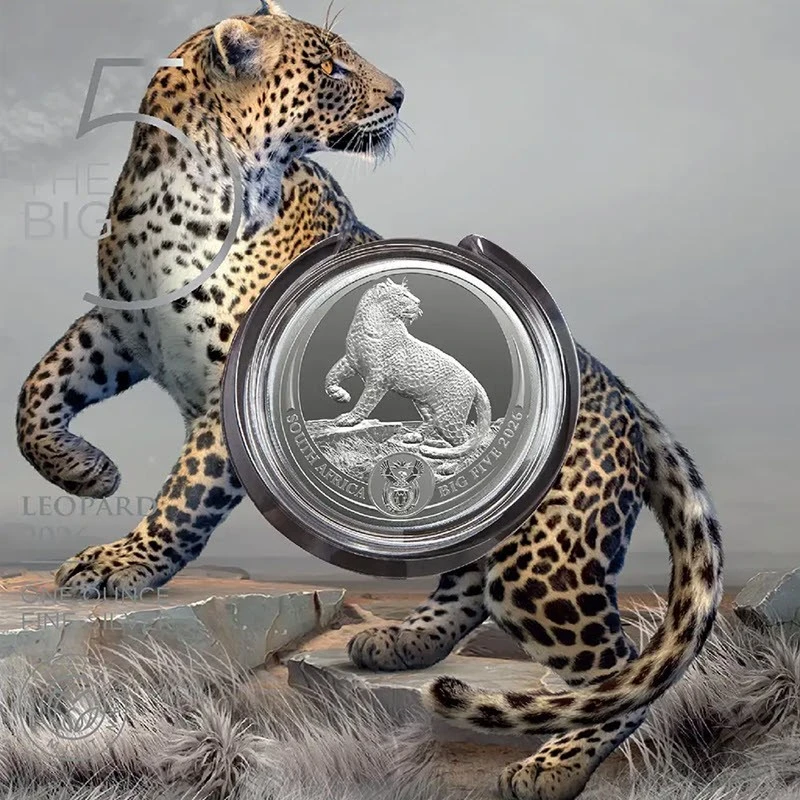 South Africa Silver Coin Leopard 2026 1 oz Collectible coins